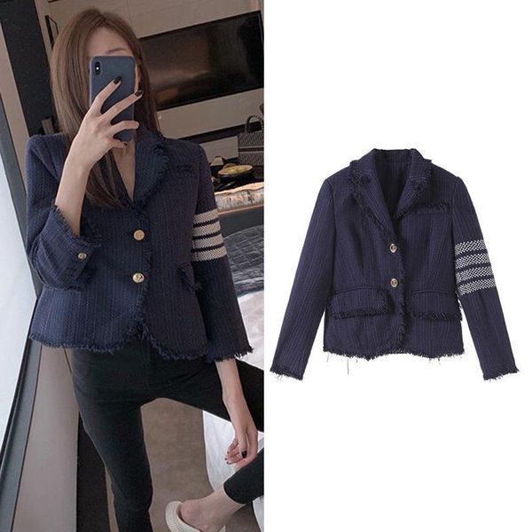 women's jackets celebrity in navy blue flash small suit sweet wind cloth short coat female g0964, Black;brown
women's jackets celebrity in navy blue flash small suit sweet wind cloth short coat female g0964, Black;brown