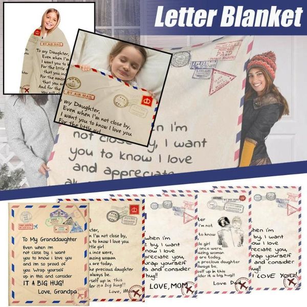 to my daughter wife son dad letter blanket sherpa fleece warm soft bed couch nap throw blanket home decor brief blankets f9151
to my daughter wife son dad letter blanket sherpa fleece warm soft bed couch nap throw blanket home decor brief blankets f9151