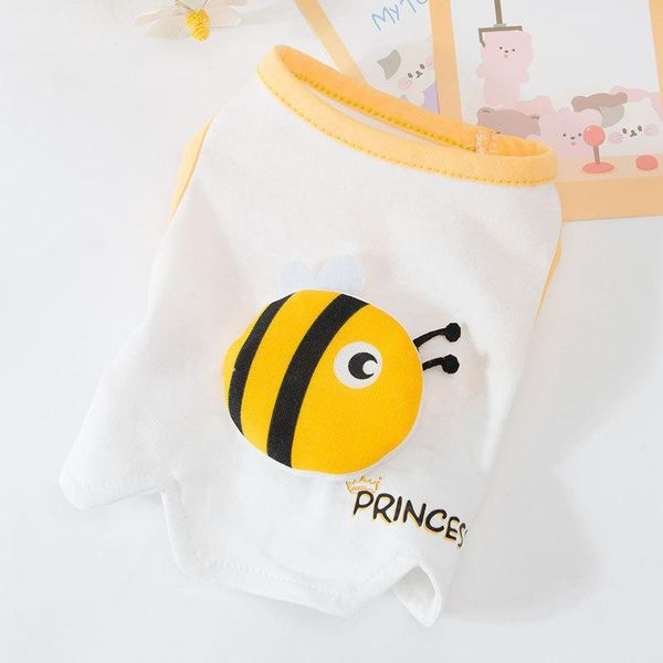 cat clothes spring and summer cartoon dog vest costumes