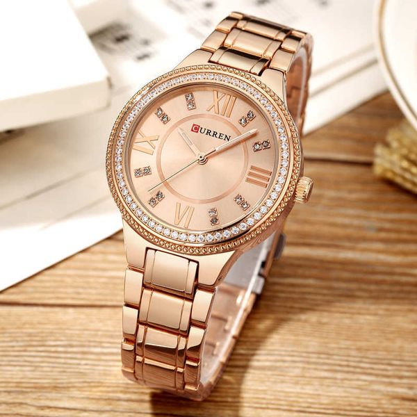 curren brand luxury women's elegant watches waterproof wristwatch women fashion dress stainless steel ladies clock 210527, Slivery;brown
curren brand luxury women's elegant watches waterproof wristwatch women fashion dress stainless steel ladies clock 210527, Slivery;brown