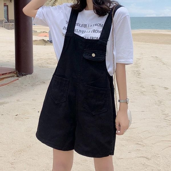 women's plus size denim overalls black high waist all-match college style girlfriends pocket adjustable jumpsuits & rompers, Black;white
women's plus size denim overalls black high waist all-match college style girlfriends pocket adjustable jumpsuits & rompers, Black;white