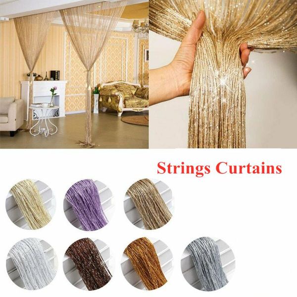 200x100cm luxury crystal curtain flash line shiny tassel string door window curtains for bedroom living room home decor & drapes
200x100cm luxury crystal curtain flash line shiny tassel string door window curtains for bedroom living room home decor & drapes