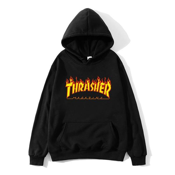 men's hoodies & sweatshirts th letter fire printing sweatshirt pullover autumn winter casual silm fit women flame printed hooded, Black
men's hoodies & sweatshirts th letter fire printing sweatshirt pullover autumn winter casual silm fit women flame printed hooded, Black