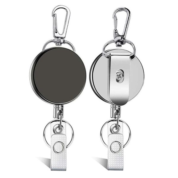 keychains 10pcs/lot key ring half-metal retractable badge reel pull name card holder chain clips for id holders, Silver
keychains 10pcs/lot key ring half-metal retractable badge reel pull name card holder chain clips for id holders, Silver