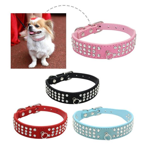 dog collars & leashes bling rhinestone pet collar velvet fiber adjustable neck strap shiny diamond necklace belf for small
dog collars & leashes bling rhinestone pet collar velvet fiber adjustable neck strap shiny diamond necklace belf for small