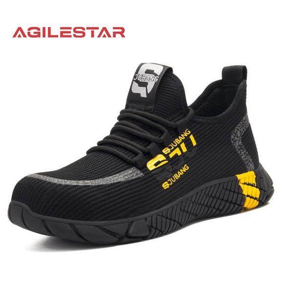 breathable mesh safety shoes men light sneaker indestructible steel toe soft anti-piercing work boots plus size 37-48 210820, Black
breathable mesh safety shoes men light sneaker indestructible steel toe soft anti-piercing work boots plus size 37-48 210820, Black