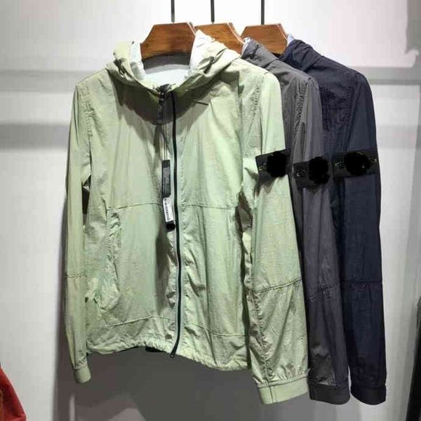 men's jackets designer mens stone spring autumn coat windrunner fashion hooded hoodies island sports windbreaker casual zipper coats 19, Black;brown 
men's jackets designer mens stone spring autumn coat windrunner fashion hooded hoodies island sports windbreaker casual zipper coats 19, Black;brown