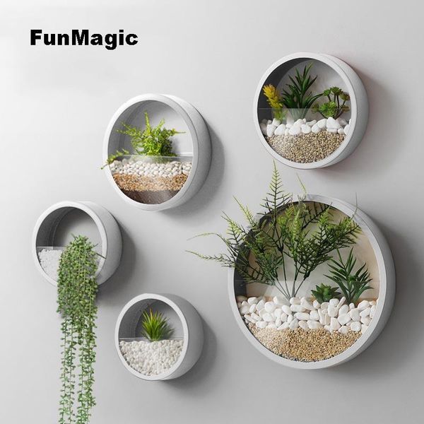 wall lamps creative iron art vase solid color modern hanging decor crafts / artificial flower colored stone holder bonsai vases
wall lamps creative iron art vase solid color modern hanging decor crafts / artificial flower colored stone holder bonsai vases