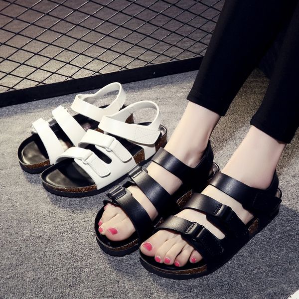 2021 open-toed women sport sandals wedge hollow out women sandals outdoor cool platform shoes women beach summer shoes, Black