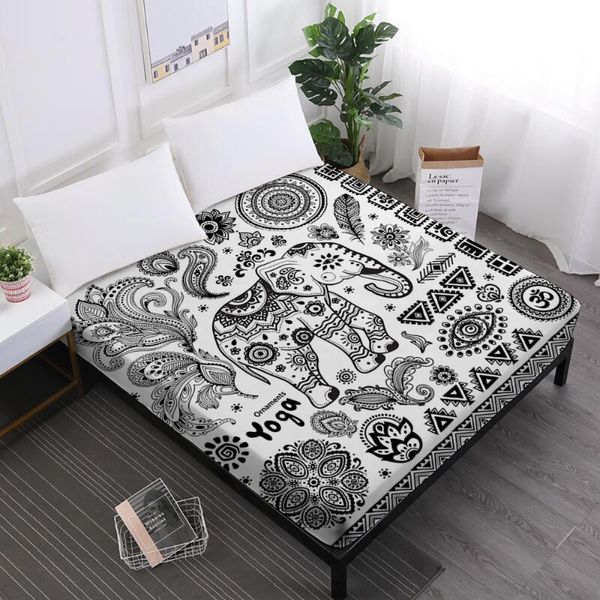 sheets & sets bohemia style bed mandala fitted sheet exotic elephant print white black animal pattern mattress cover elastic d35
sheets & sets bohemia style bed mandala fitted sheet exotic elephant print white black animal pattern mattress cover elastic d35
