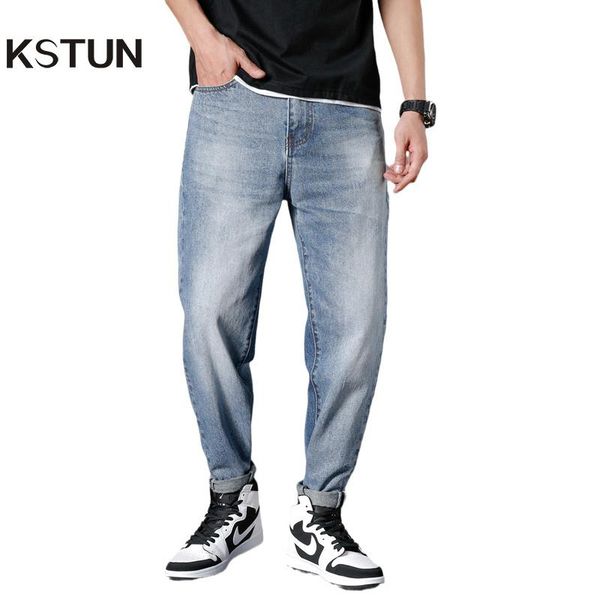 men's jeans light blue men loose fit baggy pants wide leg 2021 summer harem mens clothes casual male denim trousers pantalones hombre
men's jeans light blue men loose fit baggy pants wide leg 2021 summer harem mens clothes casual male denim trousers pantalones hombre