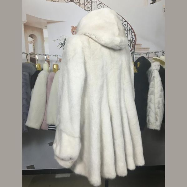 women's fur & faux 2021 velvet mink in the long section of whole woman fashion leather coat pearl, Black
women's fur & faux 2021 velvet mink in the long section of whole woman fashion leather coat pearl, Black