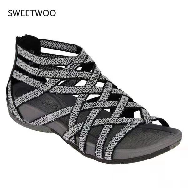 sandals 2021 summer women round toe hollow-out breathable flat casual oeep rome sandalias mujer, Black
sandals 2021 summer women round toe hollow-out breathable flat casual oeep rome sandalias mujer, Black