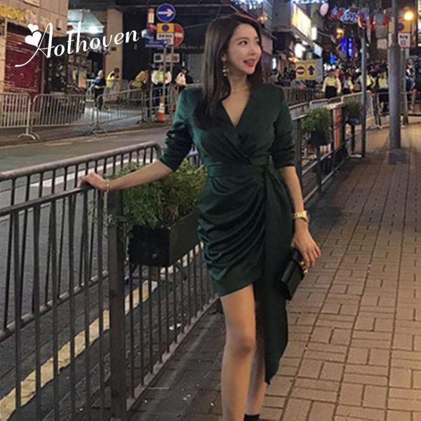 casual dresses solid 2021 spring asymmetrical dress women blue green long sleeve v-neck party club vintage elegant draped vestido, Black;gray
casual dresses solid 2021 spring asymmetrical dress women blue green long sleeve v-neck party club vintage elegant draped vestido, Black;gray