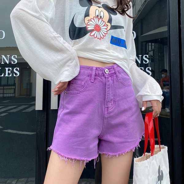 women's jeans purple denim short feminino summer korean woman high waist spodnie damskie plus size loose casual, Blue
women's jeans purple denim short feminino summer korean woman high waist spodnie damskie plus size loose casual, Blue