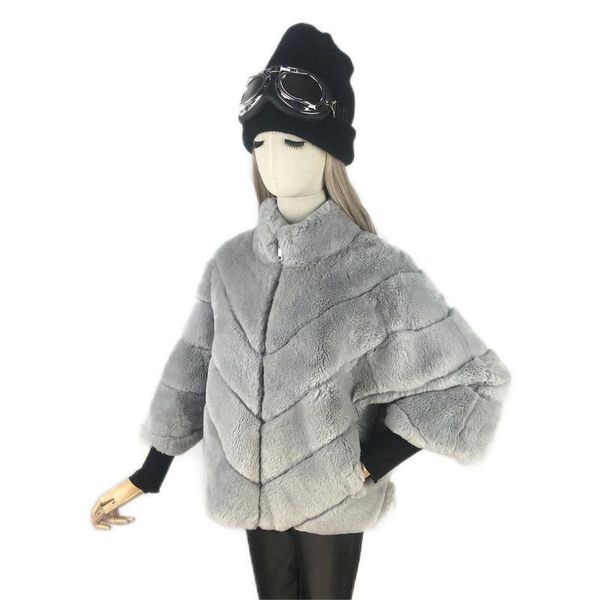 women's fur & faux women winter natural jackets real rex coats thick warm female genuine leather stand up collar 2021, Black
women's fur & faux women winter natural jackets real rex coats thick warm female genuine leather stand up collar 2021, Black