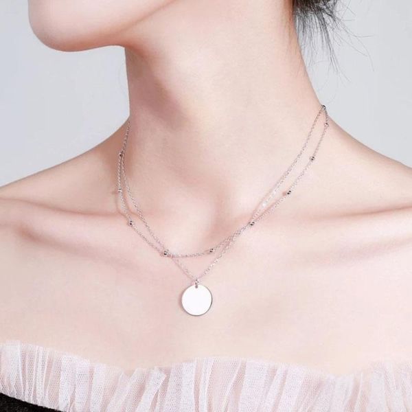 chokers trendy women necklaces round bead layered disc for gold silver color geometric chain choker jewelry, Golden;silver
chokers trendy women necklaces round bead layered disc for gold silver color geometric chain choker jewelry, Golden;silver