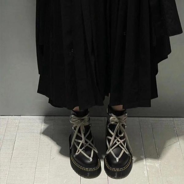 boots strap design women ankel mixed colors thick bottom shoes winter style designer, Black
boots strap design women ankel mixed colors thick bottom shoes winter style designer, Black