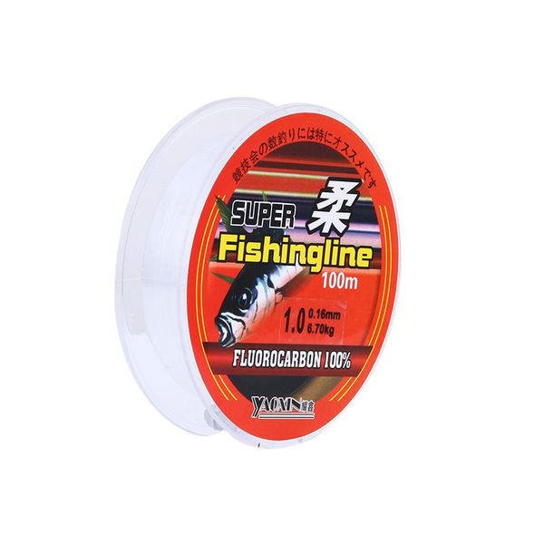 fishing line super strong 100m 100% nylon transparent not fluorocarbon tackle tough smooth good water cut braid
fishing line super strong 100m 100% nylon transparent not fluorocarbon tackle tough smooth good water cut braid