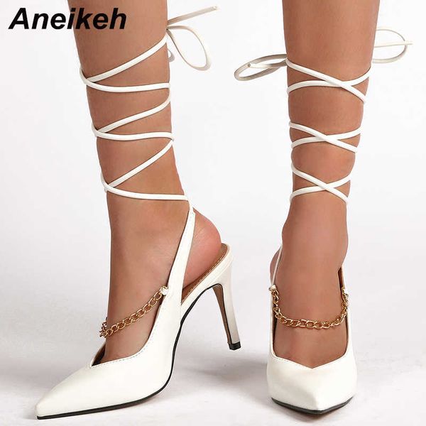 famous brand designer 2022 rome spring/autumn riband chain slingbacks cross-tied pumps women's shoes thin heels pointed toe novelty pu, Black
famous brand designer 2022 rome spring/autumn riband chain slingbacks cross-tied pumps women's shoes thin heels pointed toe novelty pu, Black