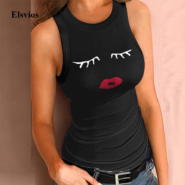 women's blouses & shirts fashion women o neck sleeveless blouse summer eyelash print slim vest casual harajuku tank blusa str, White
women's blouses & shirts fashion women o neck sleeveless blouse summer eyelash print slim vest casual harajuku tank blusa str, White