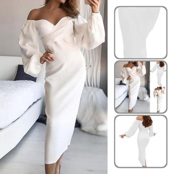 casual dresses elegant women dress puff sleeve soft skin-friendly off shoulder, Black;gray
casual dresses elegant women dress puff sleeve soft skin-friendly off shoulder, Black;gray