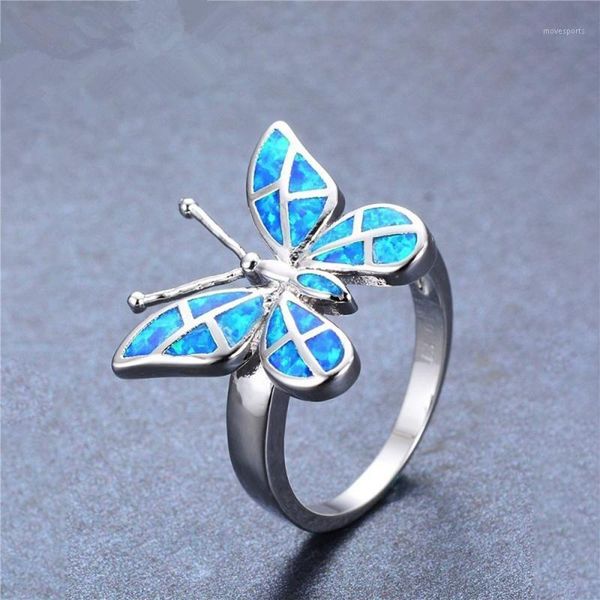 wedding rings classic jewelry opal blue butterfly ring ladies1, Slivery;golden
wedding rings classic jewelry opal blue butterfly ring ladies1, Slivery;golden