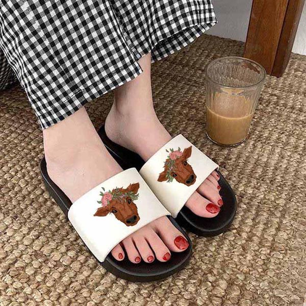 slippers beach open toe indoor home women slides beautiful lovely cow wearing a wreath cartoon girls, Black
slippers beach open toe indoor home women slides beautiful lovely cow wearing a wreath cartoon girls, Black