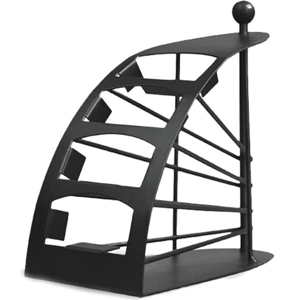 remote control tv handset holder / storage caddy organiser - holds up to 4 t.v. remotes black metal arched hooks & rails
remote control tv handset holder / storage caddy organiser - holds up to 4 t.v. remotes black metal arched hooks & rails
