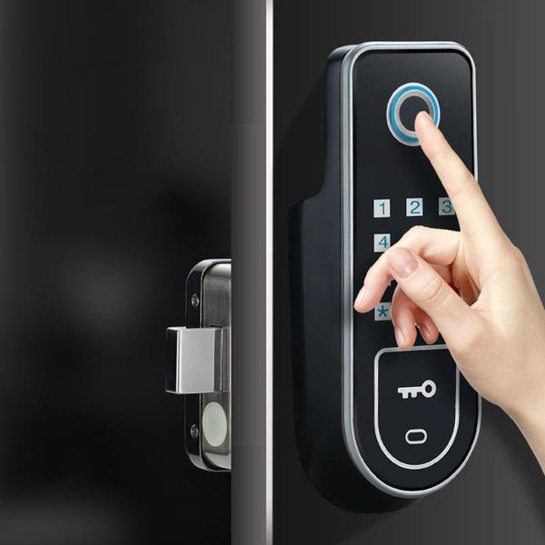 fingerprint bluetooth smart door lock no wiring keyless password ic card anti-theft apartment office safety electrics
fingerprint bluetooth smart door lock no wiring keyless password ic card anti-theft apartment office safety electrics