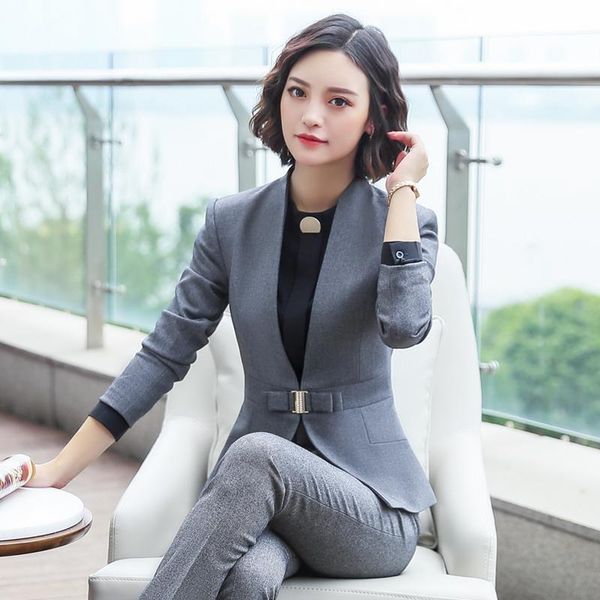 women's two piece pants haute couture women office clothes set casual suits 2 european fashion for womens work, White
women's two piece pants haute couture women office clothes set casual suits 2 european fashion for womens work, White