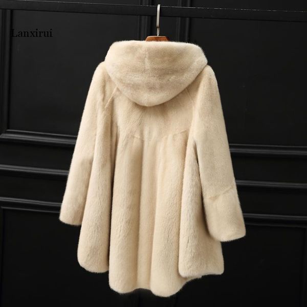 women's fur & faux mink coat female luxury long lapel overcoat thick warm plus size women plush clothes winter, Black
women's fur & faux mink coat female luxury long lapel overcoat thick warm plus size women plush clothes winter, Black