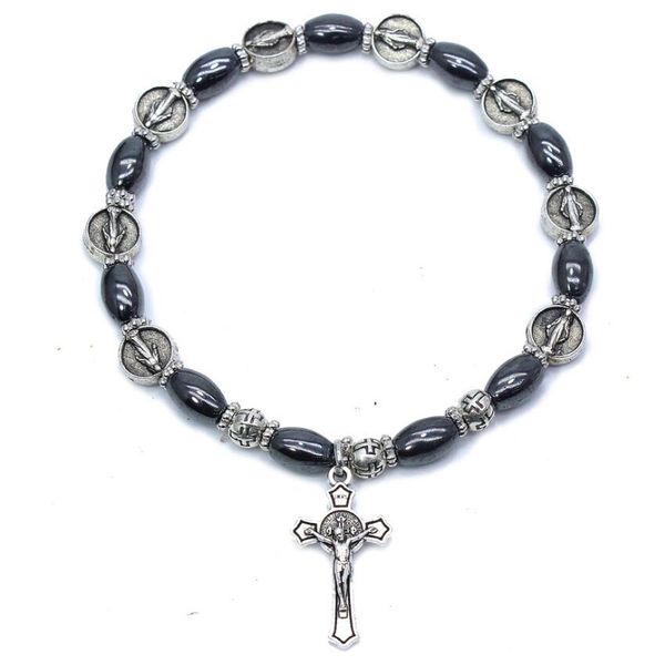 strands beads cross bracelets simulated black gemstone jewelry beaded rosary christian icon elasticity adjustable handmade factory price
strands beads cross bracelets simulated black gemstone jewelry beaded rosary christian icon elasticity adjustable handmade factory price