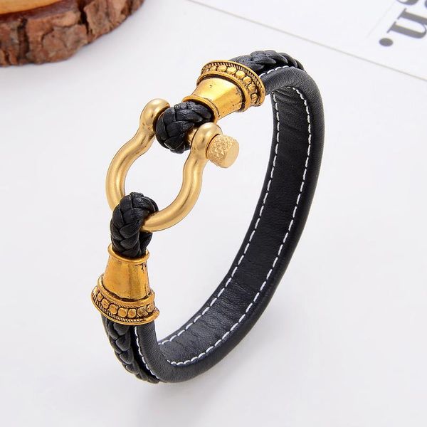charm bracelets survival bangles stainless steel sport buckle mens jewelry trendy genuine leather bracelet accessories 2021, Golden;silver
charm bracelets survival bangles stainless steel sport buckle mens jewelry trendy genuine leather bracelet accessories 2021, Golden;silver