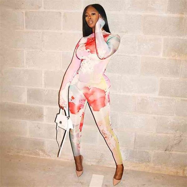 women tie dye print full sleeve autumn jumpsuits skinny elastic sporty workout overalls colorful casual activewear outfit, Black;white
women tie dye print full sleeve autumn jumpsuits skinny elastic sporty workout overalls colorful casual activewear outfit, Black;white