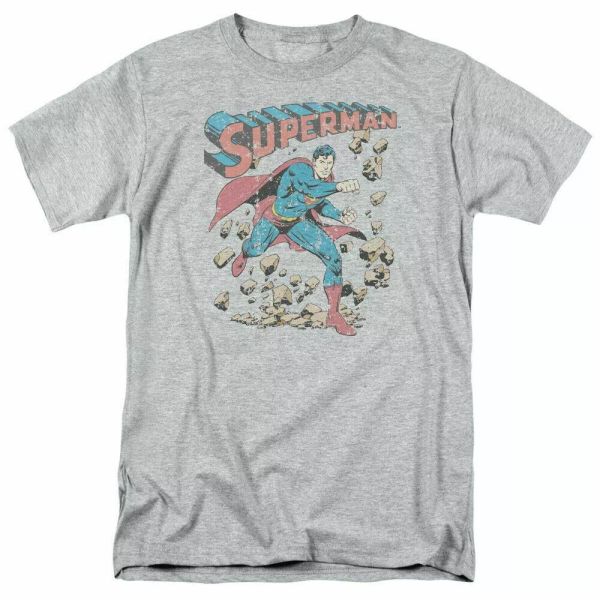 Superman Mad At Rocks T Shirt Mens Licensed Classic DC Comics Tee Sport Gray, White;black
Superman Mad At Rocks T Shirt Mens Licensed Classic DC Comics Tee Sport Gray, White;black