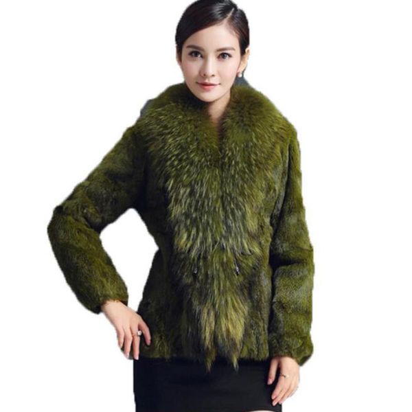 women's fur & faux coat 100% natural large size coats winter jackets and thick warm, Black
women's fur & faux coat 100% natural large size coats winter jackets and thick warm, Black