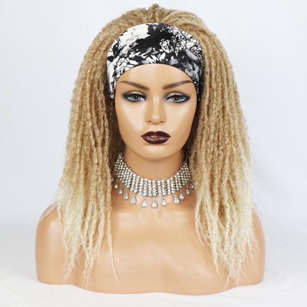 synthetic wigs dreadlocks headband braided omber blonde 613 color braiding crochet twist hair braids, Black
synthetic wigs dreadlocks headband braided omber blonde 613 color braiding crochet twist hair braids, Black