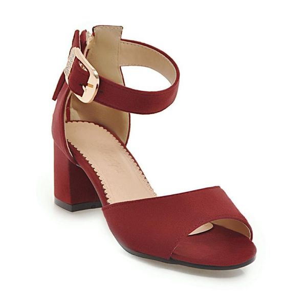 years summer comfortable thick heel with open toe buckle size code 31-48 small fresh sandals tide 18613, Black
years summer comfortable thick heel with open toe buckle size code 31-48 small fresh sandals tide 18613, Black