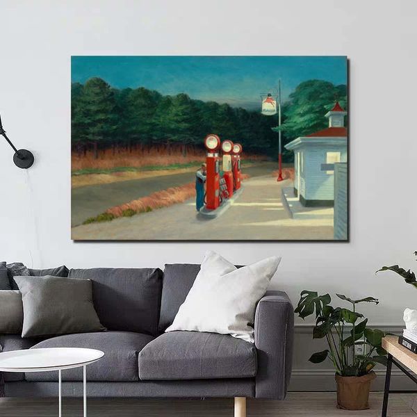 paintings modular wall art edward hopper canvas idealism pictures prints gas poster home decor nordic for living room framework 
paintings modular wall art edward hopper canvas idealism pictures prints gas poster home decor nordic for living room framework