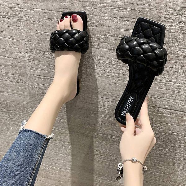 summer ladies flat casual shoes women fashion pu leather slippers soft bottomsquare toe female footwear 2021, Black
summer ladies flat casual shoes women fashion pu leather slippers soft bottomsquare toe female footwear 2021, Black