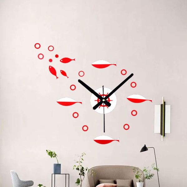 wall clocks diy clock sea fish sticker mute decorative nordic style time
wall clocks diy clock sea fish sticker mute decorative nordic style time