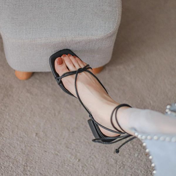 sandals lace-up women 2021 summer fairy temperament flat-bottomed flat-heeled roman beach shoes, Black
sandals lace-up women 2021 summer fairy temperament flat-bottomed flat-heeled roman beach shoes, Black