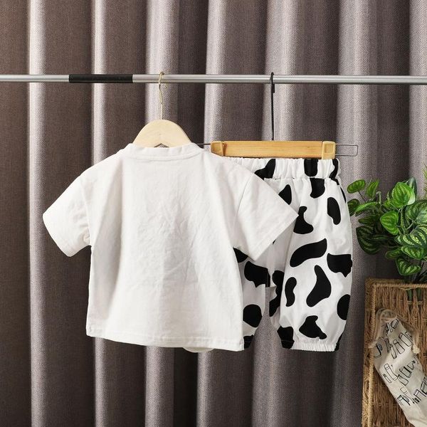clothing sets 2021 cotton baby leisure sports boy t-shirt + shorts toddler clothes child 2pcs, White
clothing sets 2021 cotton baby leisure sports boy t-shirt + shorts toddler clothes child 2pcs, White