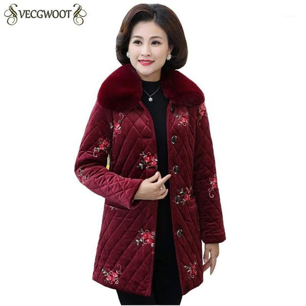 women's down & parkas middle-aged old-fashioned cotton jacket women medium long 2021 females mother-in-law coat thicker warm outerwear, Black
women's down & parkas middle-aged old-fashioned cotton jacket women medium long 2021 females mother-in-law coat thicker warm outerwear, Black