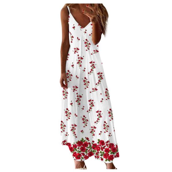 casual dresses long dress fashion women v-neck sleeveless flowers print daliy boho maxi summer vestido de mujer, Black;gray
casual dresses long dress fashion women v-neck sleeveless flowers print daliy boho maxi summer vestido de mujer, Black;gray