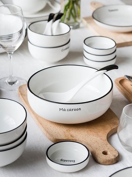 bowls nordic simple ceramic western steak pasta fish plate salad soup rice bowl spoon dish porcelain home tableware set wholesale
bowls nordic simple ceramic western steak pasta fish plate salad soup rice bowl spoon dish porcelain home tableware set wholesale