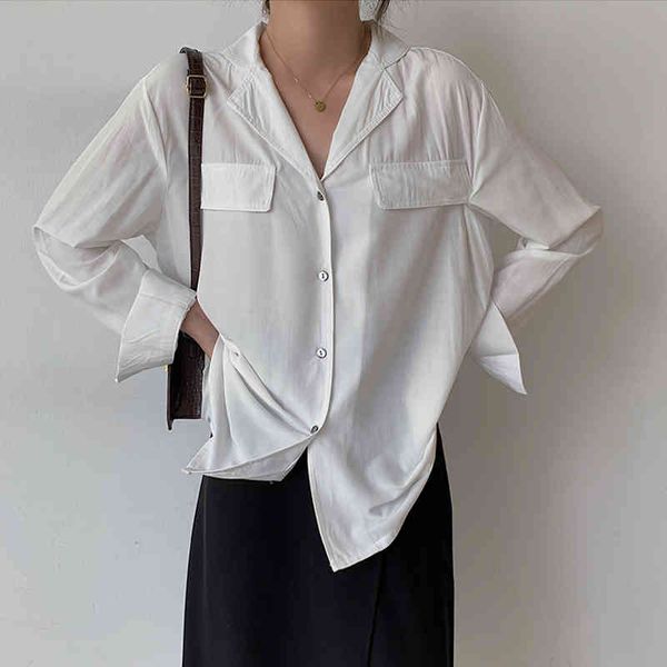 fashion office long sleeve women blouse autumn loose pockets cotton shirts solid thin v neck blusa 2002b 210420, White
fashion office long sleeve women blouse autumn loose pockets cotton shirts solid thin v neck blusa 2002b 210420, White