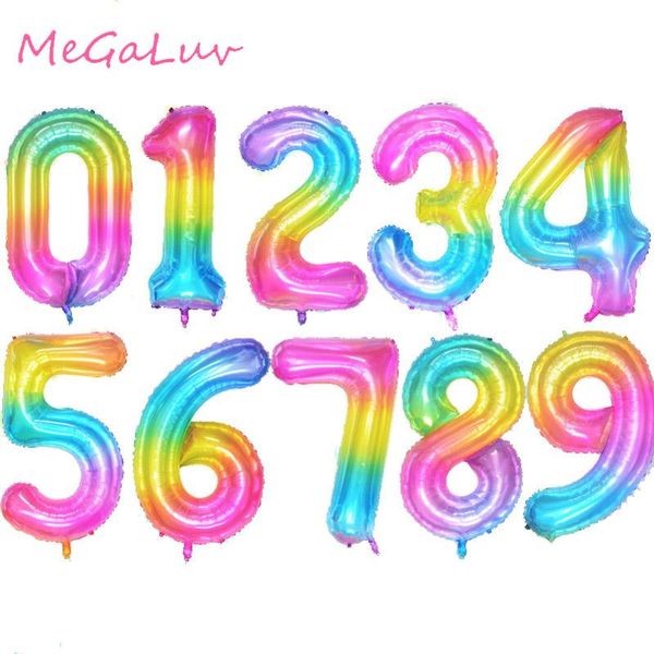 party decoration 40inch rainbow number foil balloons air balloon 0-9 year birthday decor baby shower helium wedding globos supplies
party decoration 40inch rainbow number foil balloons air balloon 0-9 year birthday decor baby shower helium wedding globos supplies