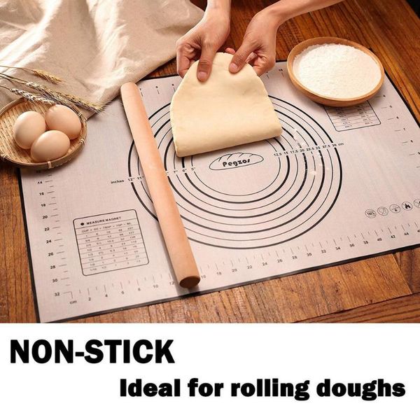 rolling pins & pastry boards large silicone kneading pad non-stick surface dough mat with scale kitchen cooking sheet bakeware baking tools
rolling pins & pastry boards large silicone kneading pad non-stick surface dough mat with scale kitchen cooking sheet bakeware baking tools